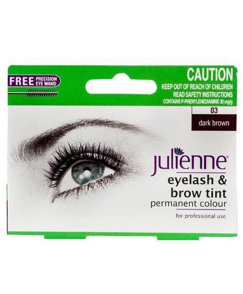 Julienne  Eyelash And Brow Tint Dark Brown