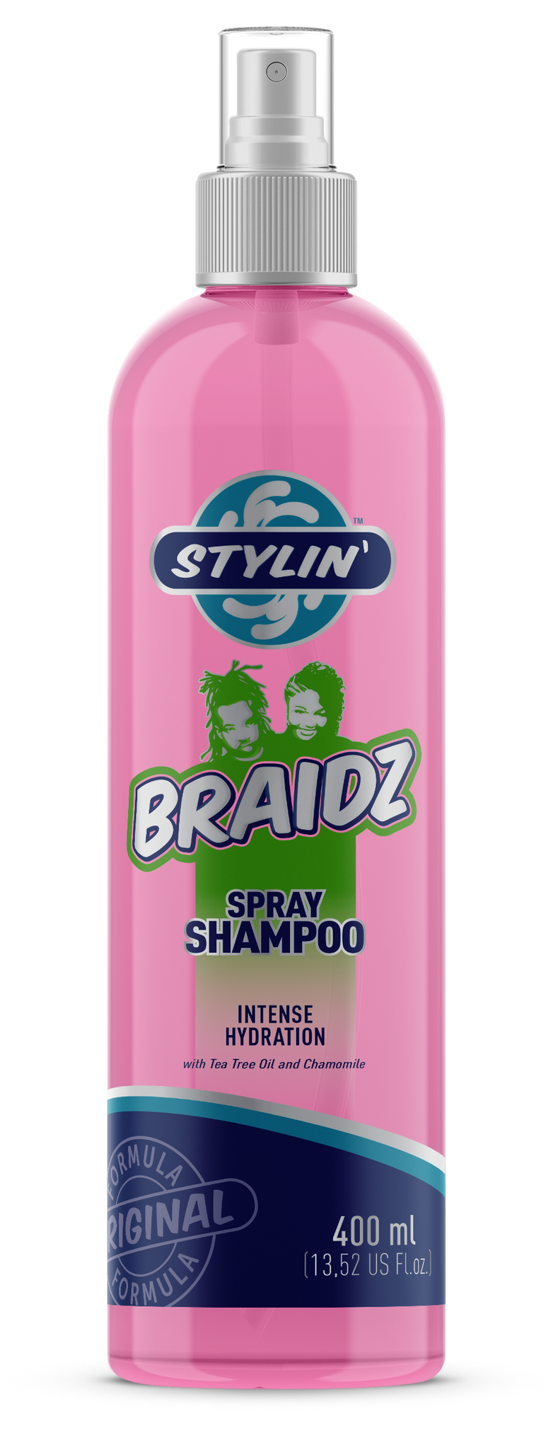 Stylin Braidz Spray Shampoo With Tea Tree Oil And Chamomile 400ml