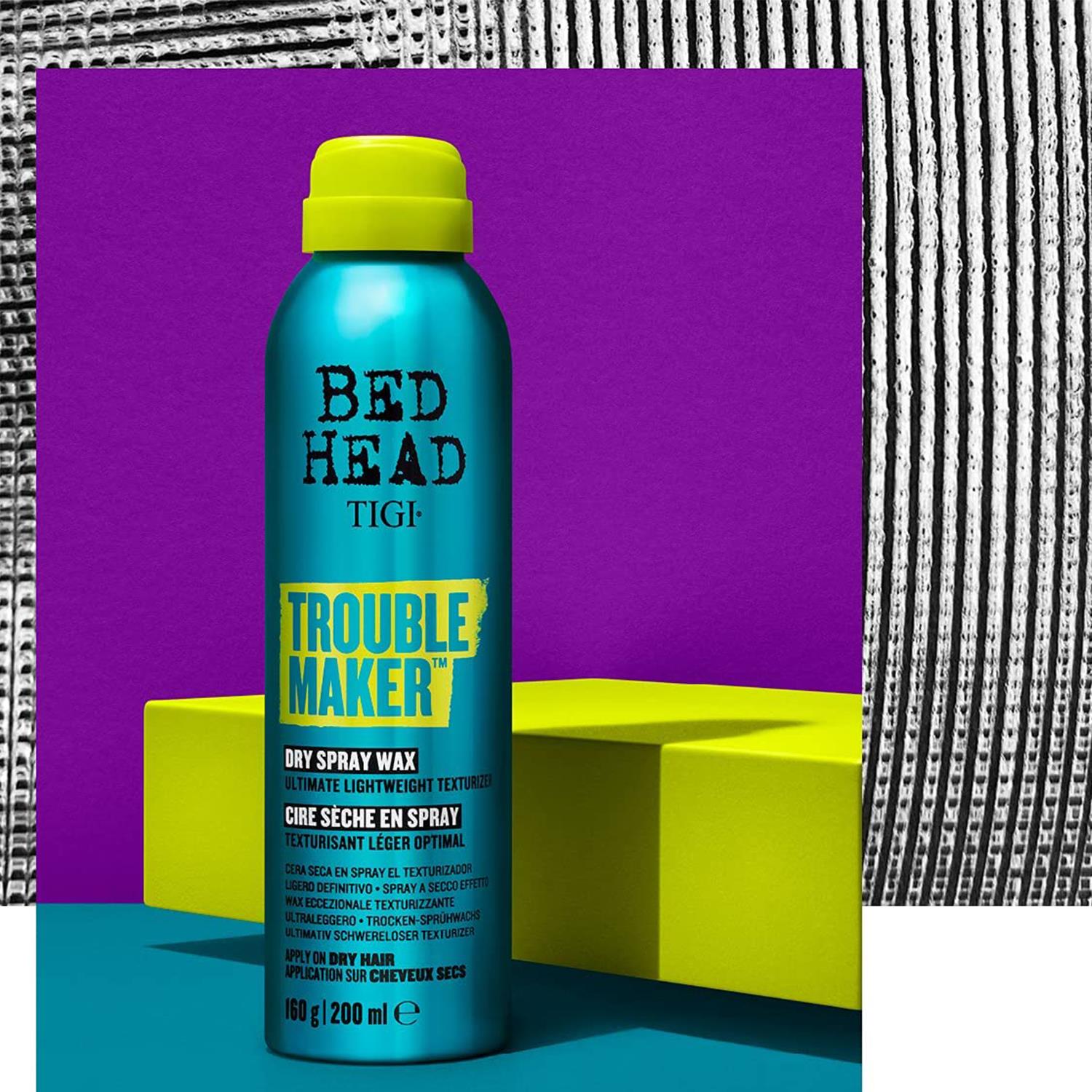 Bed Head by TIGI Trouble Maker Dry Spray Wax Texture Finishing Spray 200 ml