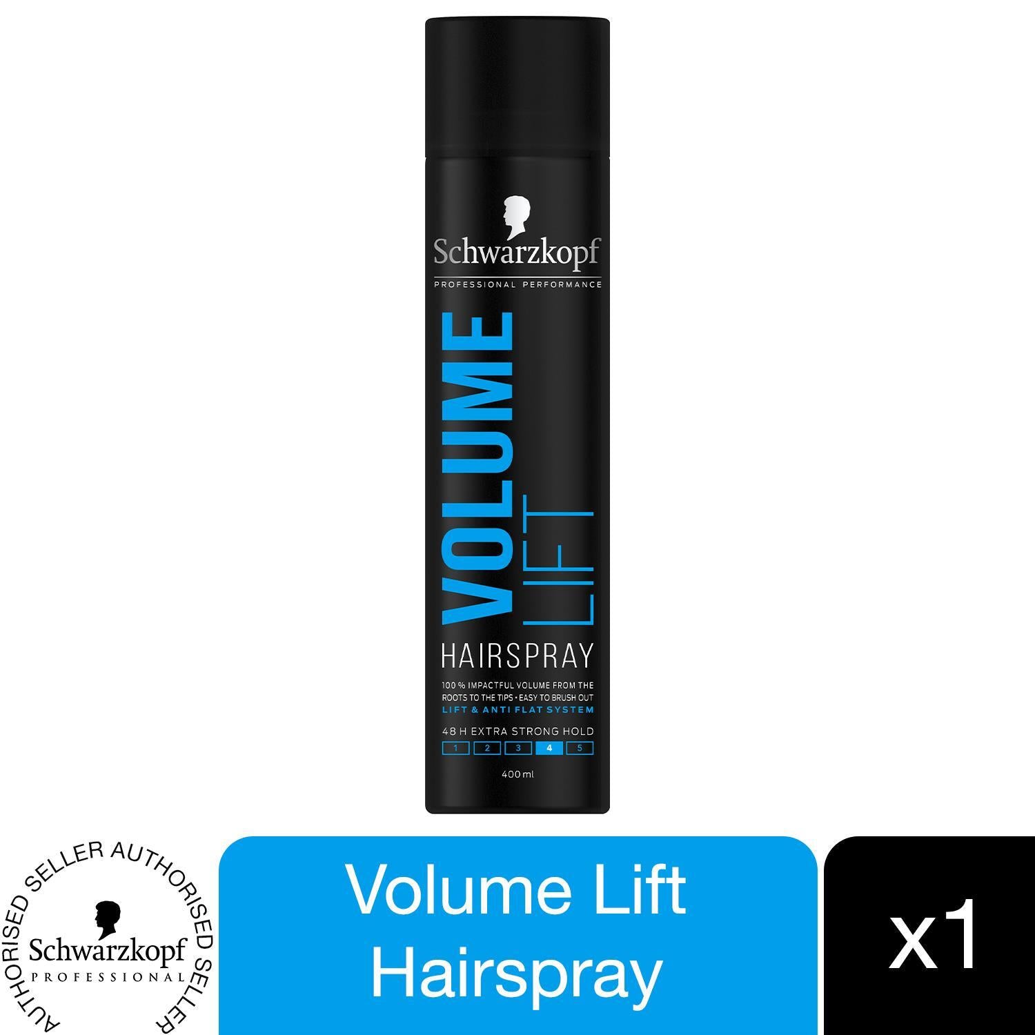 Schwarzkopf Volume Lift 4 Extra Strong Hold Hairspray 400ml