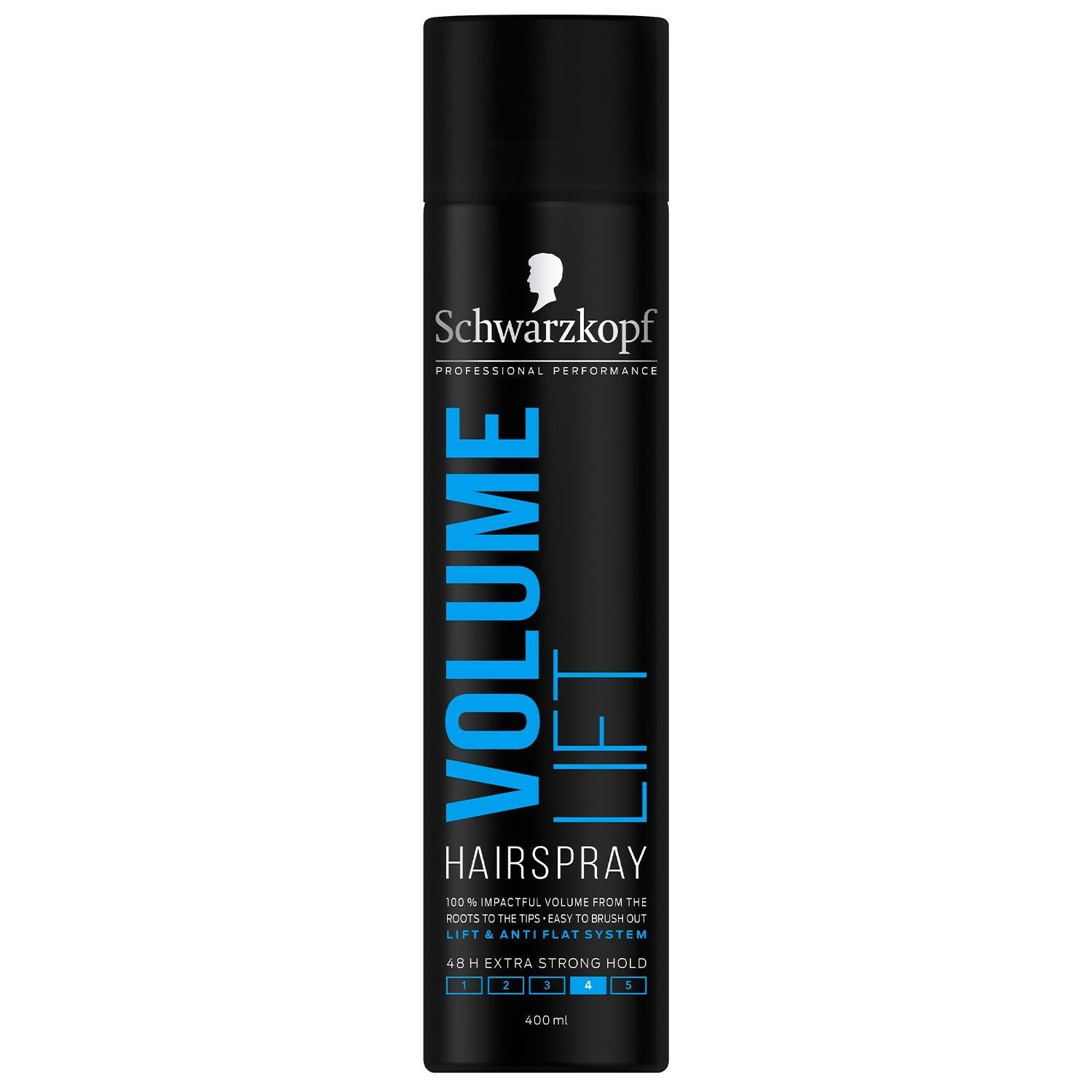 Schwarzkopf Volume Lift 4 Extra Strong Hold Hairspray 400ml