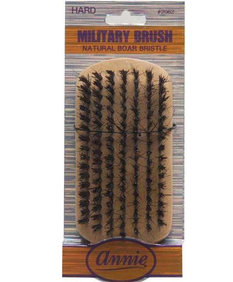 Annie  Natural Boar Bristle Hard Military Brush 2062