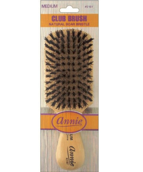 Annie  Natural Boar Bristle Medium Club Brush 2161