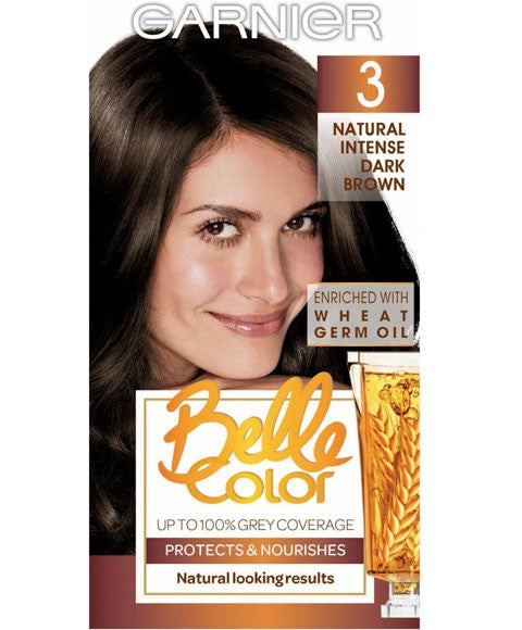 Garnier Belle Color Creme Permanent 3 Natural Intense Dark Brown