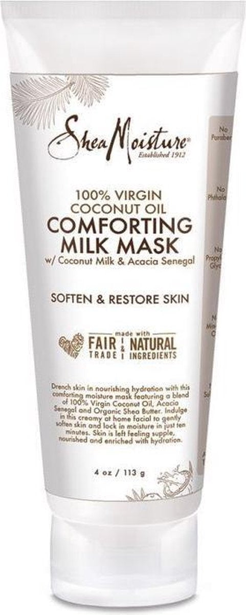 Shea Moisture 100 Percent Virgin Coconut Oil Comforting Milk Mask 113g