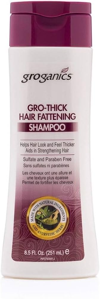 Groganics Growthick Hair Fattening Shampoo 251ml