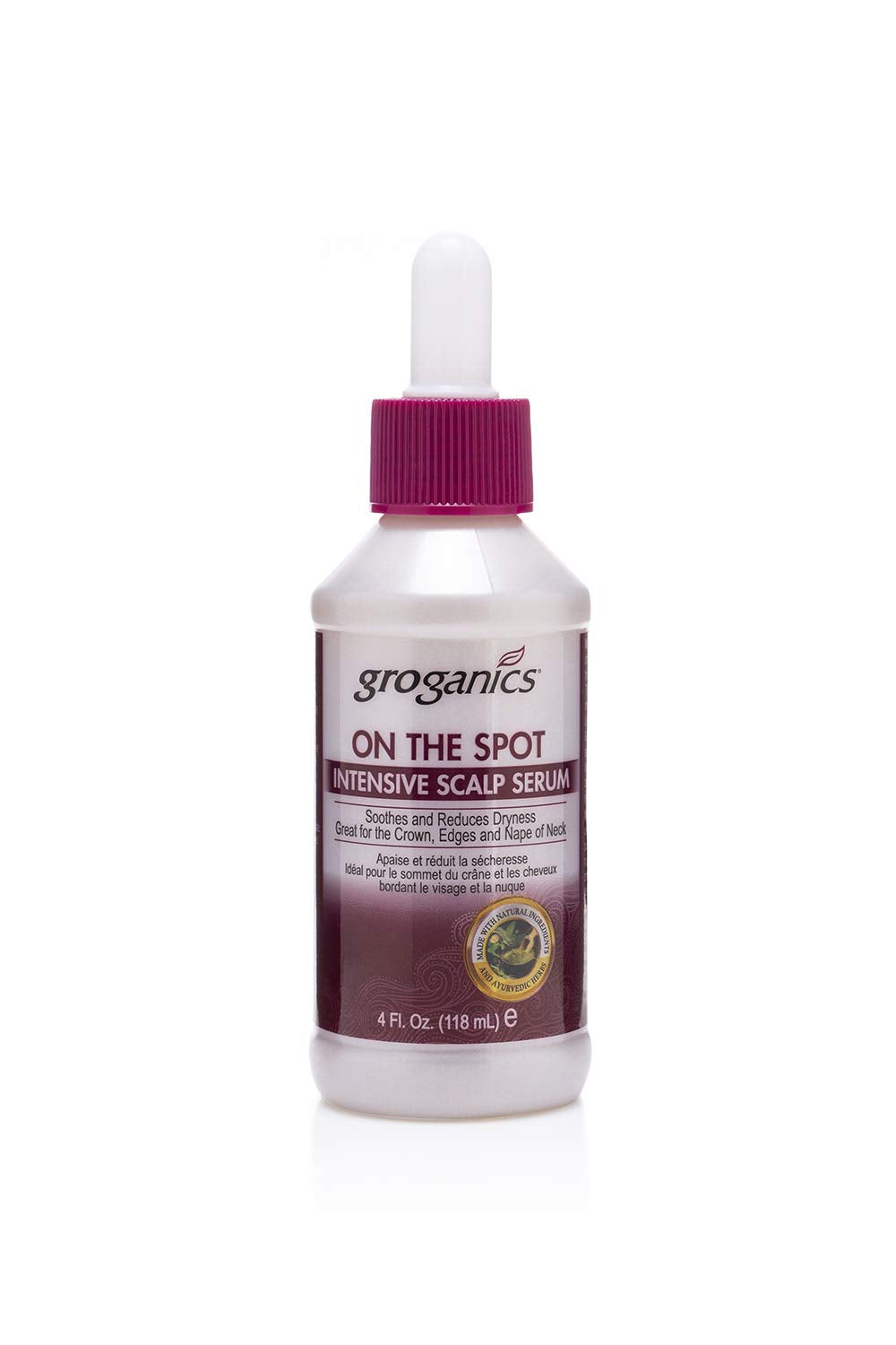 Groganics On The Spot Itch Relief Scalp Drops 118ml