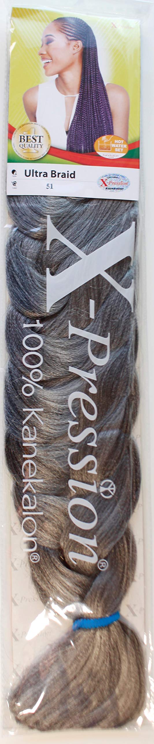 X Pression Syn Ultra Braid X-PRESSION Ultra Hair Braid (Braiding) Extension (Choice of Colours)