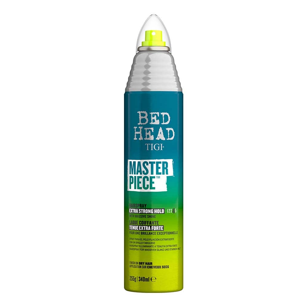 Bed Head by TIGI Masterpiece Shiny Hairspray for Strong Hold and Shine, 340ml