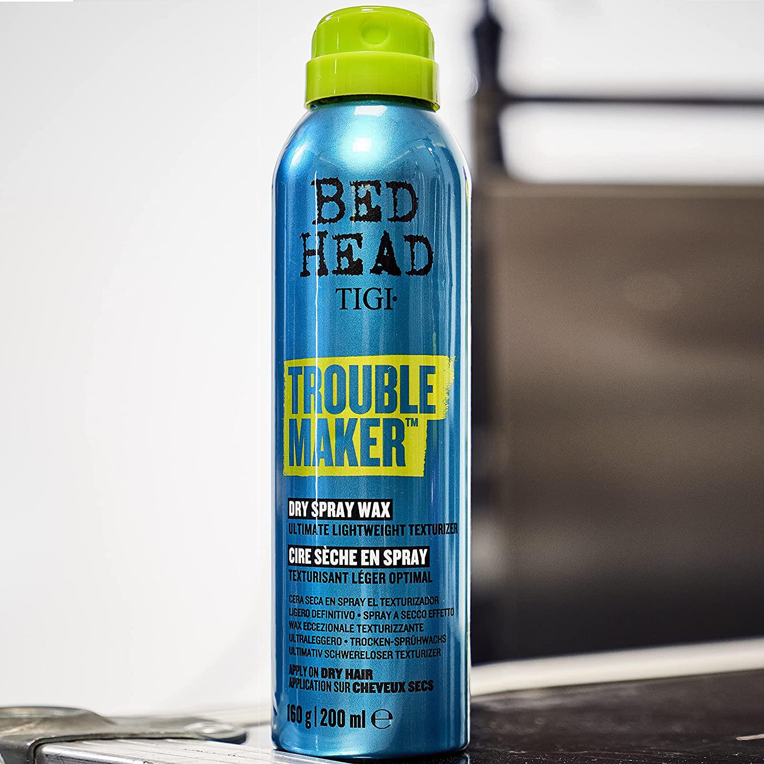 Bed Head by TIGI Trouble Maker Dry Spray Wax Texture Finishing Spray 200 ml