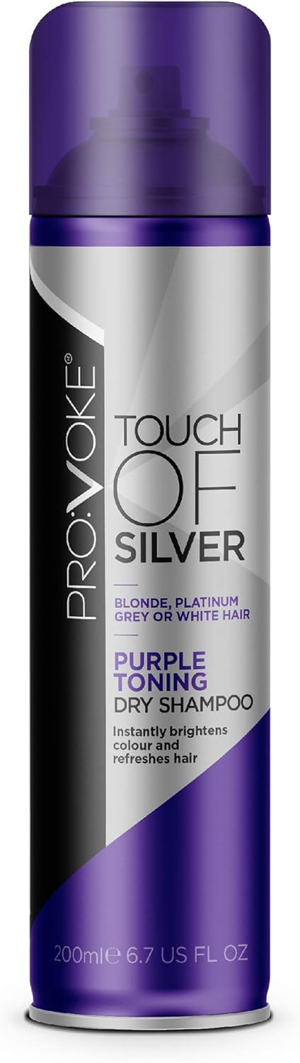 Provoke Touch Of Silver Purple Toning Dry Shampoo 200ml