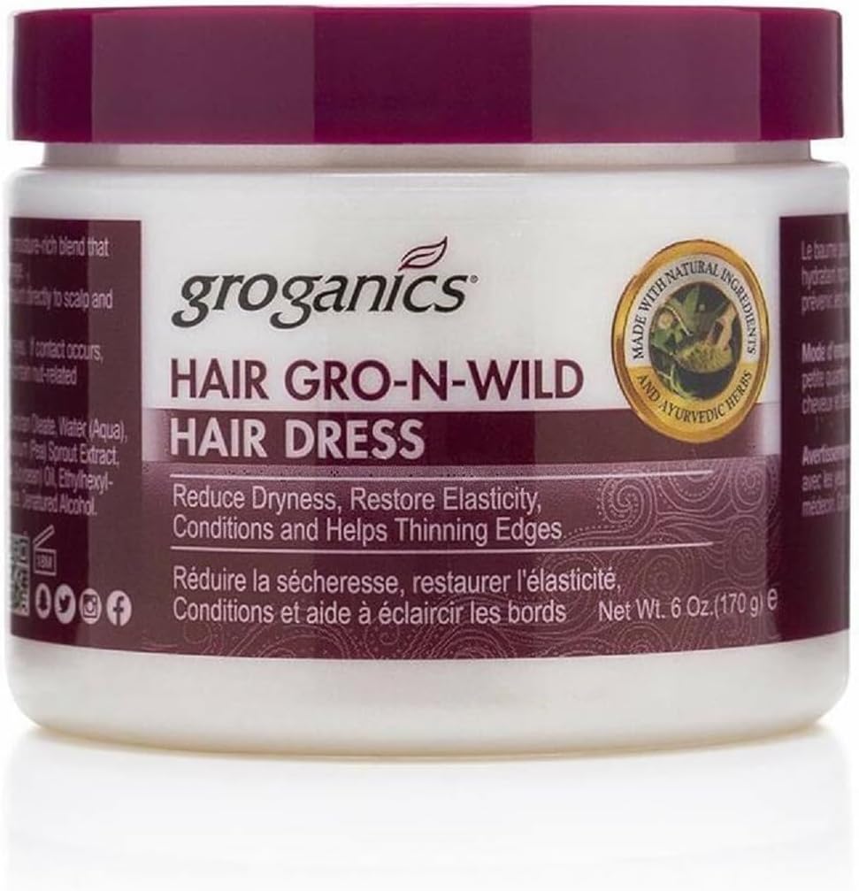 Groganics Hair Gro N Wild Hair Dress Conditioning Creme 170g