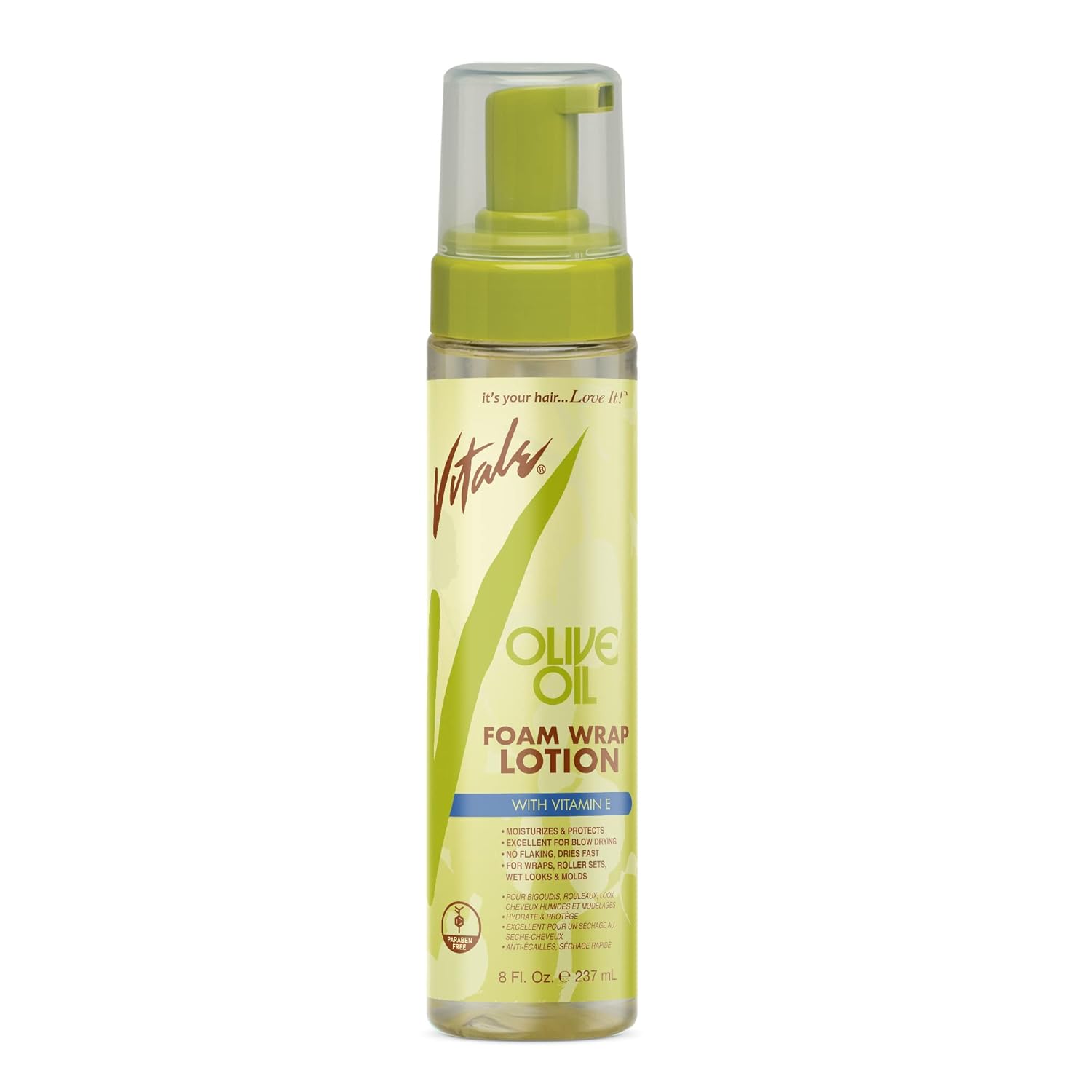 Vitale Olive Oil Anti Breakage Foam Wrap Lotion 237ml