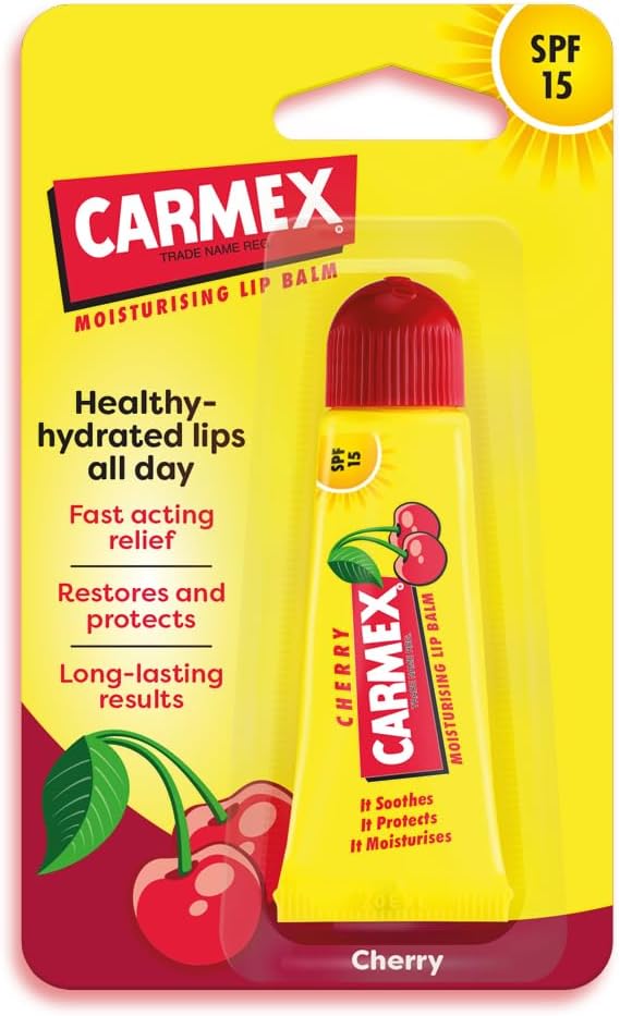 Carma Laboratories Carmex Moisturising Lip Balm Tube Cherry 10g