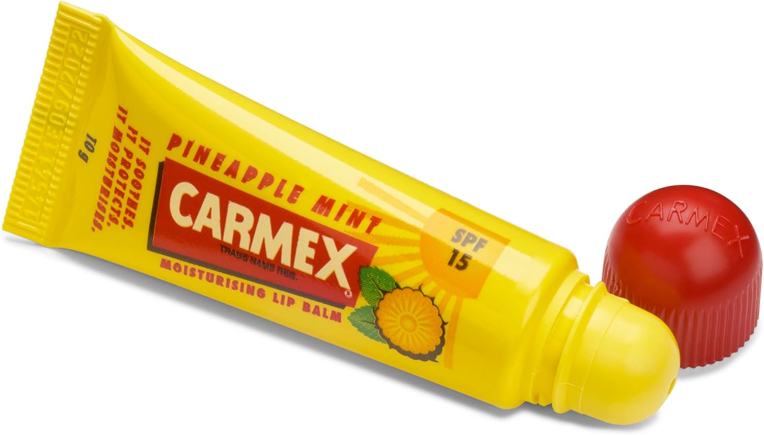 Carma Laboratories Carmex Moisturising Lip Balm Tube Pineapple Mint 10g