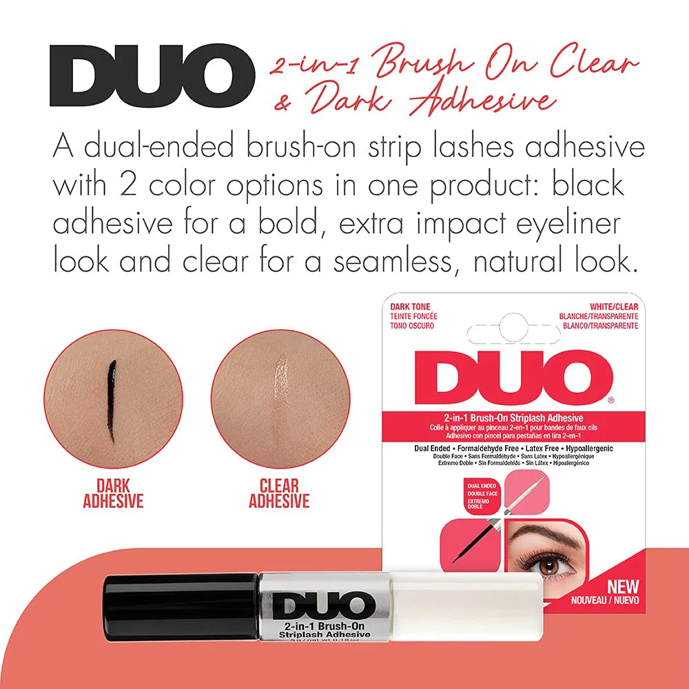 ARDELL DUO Brush On STRIPLASH ADHESIVE White DARK TONE 5g / 0.18oz