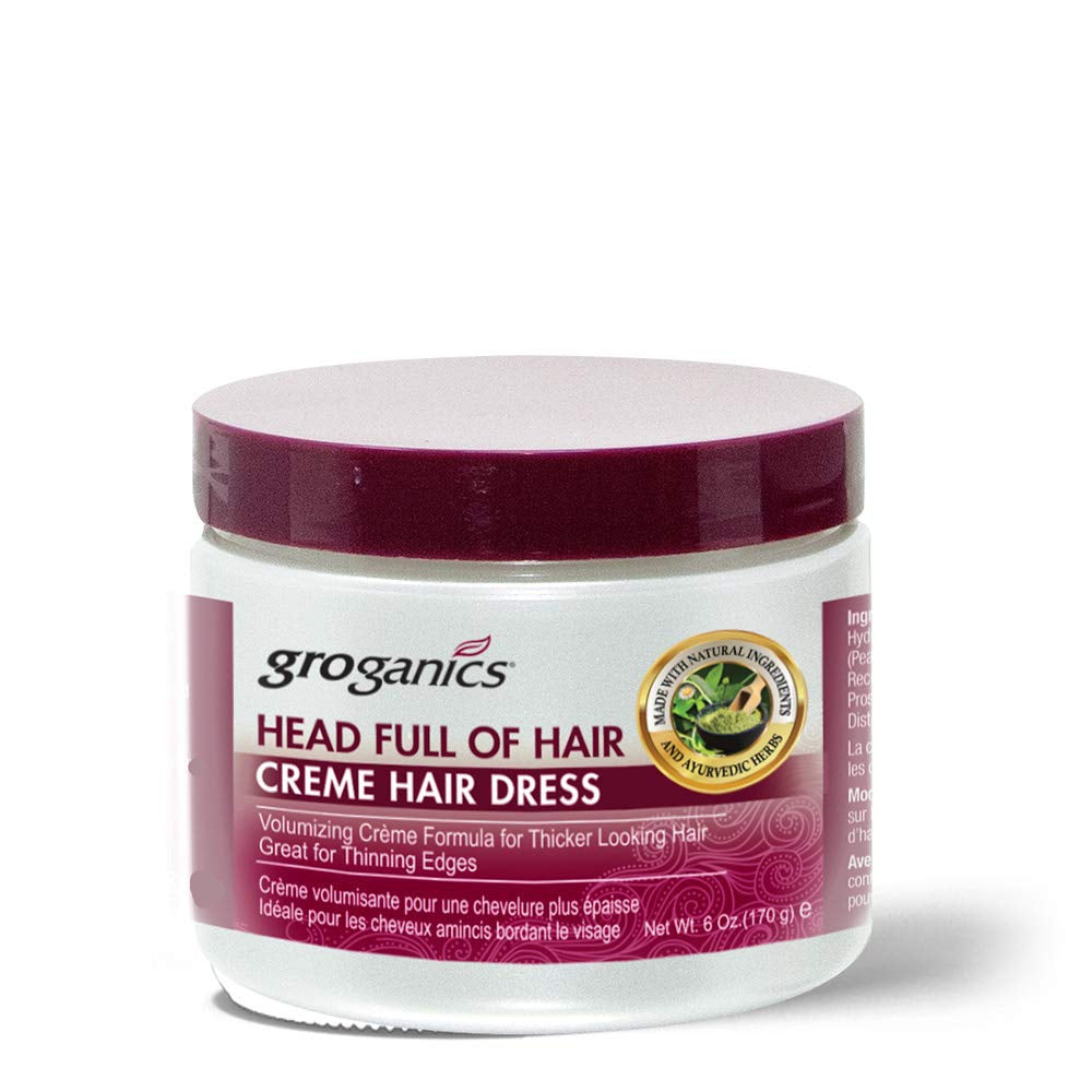 Groganics Head Full Of Hair Creme Volumizing Creme Hair Dress 170g