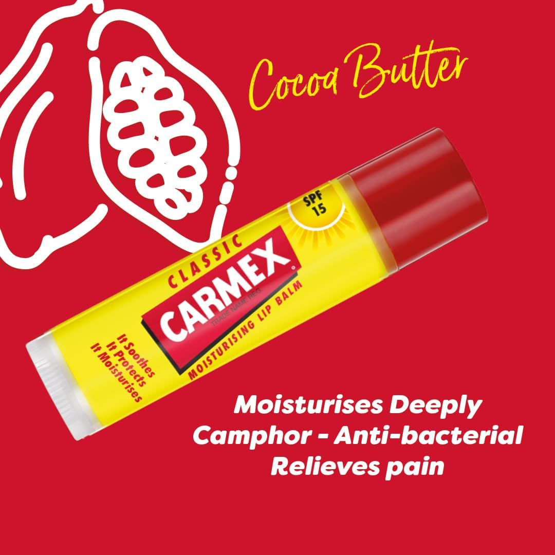 Carma Laboratories Carmex Moisturising Lip Balm Stick Classic 4.25g