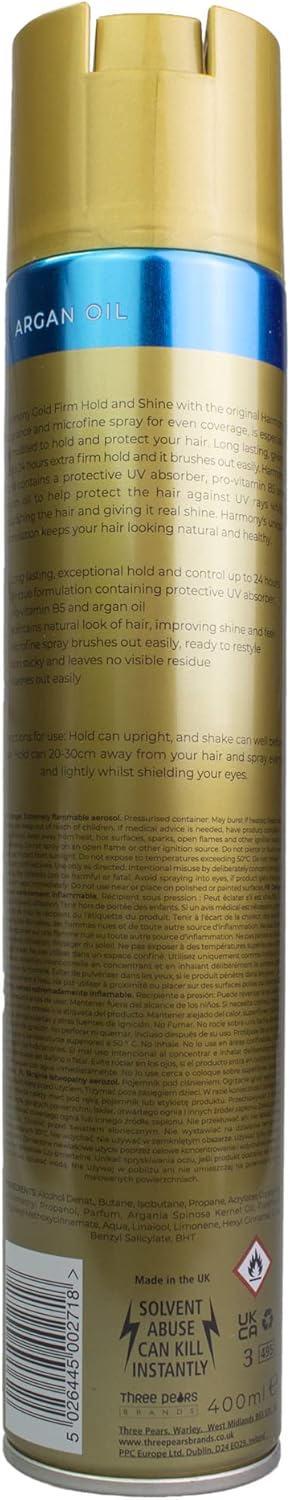 Harmony Gold Its Your Style Firm Hold And Shine Spray 400ml