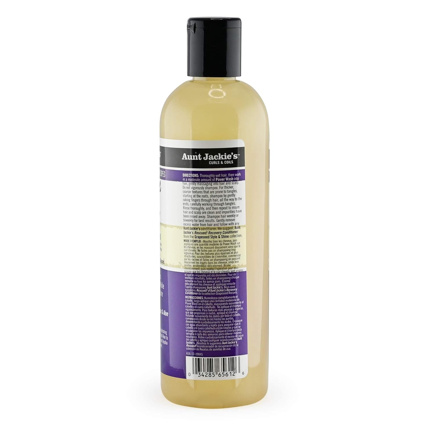 Aunt Jackie's Grapeseed Style and Shine Power Wash Clarifying Shampoo 355ml