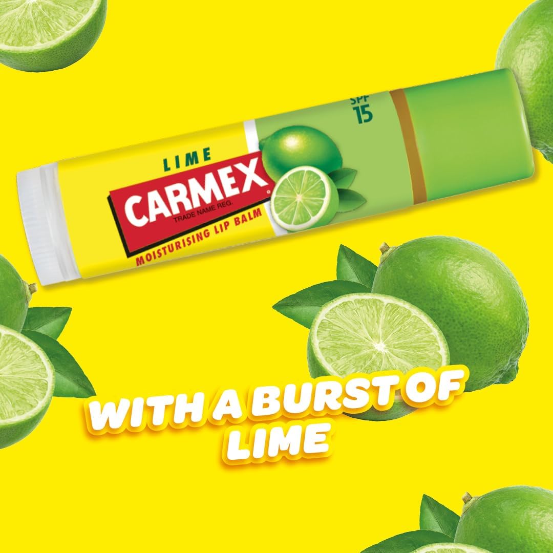 Carma Laboratories Carmex Moisturising Lip Balm Stick Lime Twist 4.25g