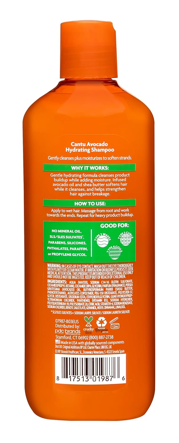 Cantu Avocado Hydrating Shampoo 400ml