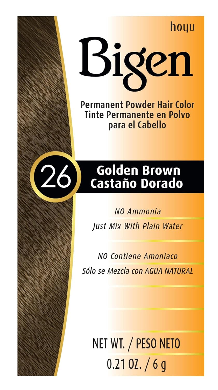 Bigen Hair Dye Permanent Powder Hair Colour 6g All Colours