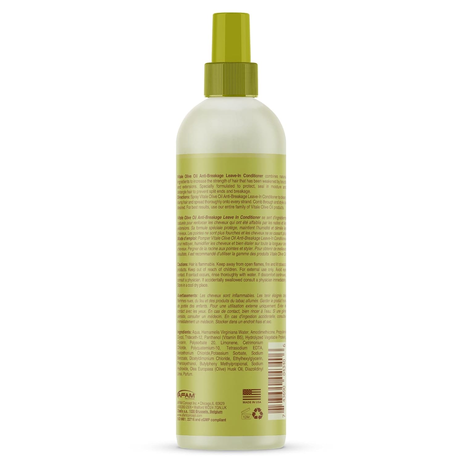 Vitale Olive Oil Anti Breakage Leave In Conditioner 384ml