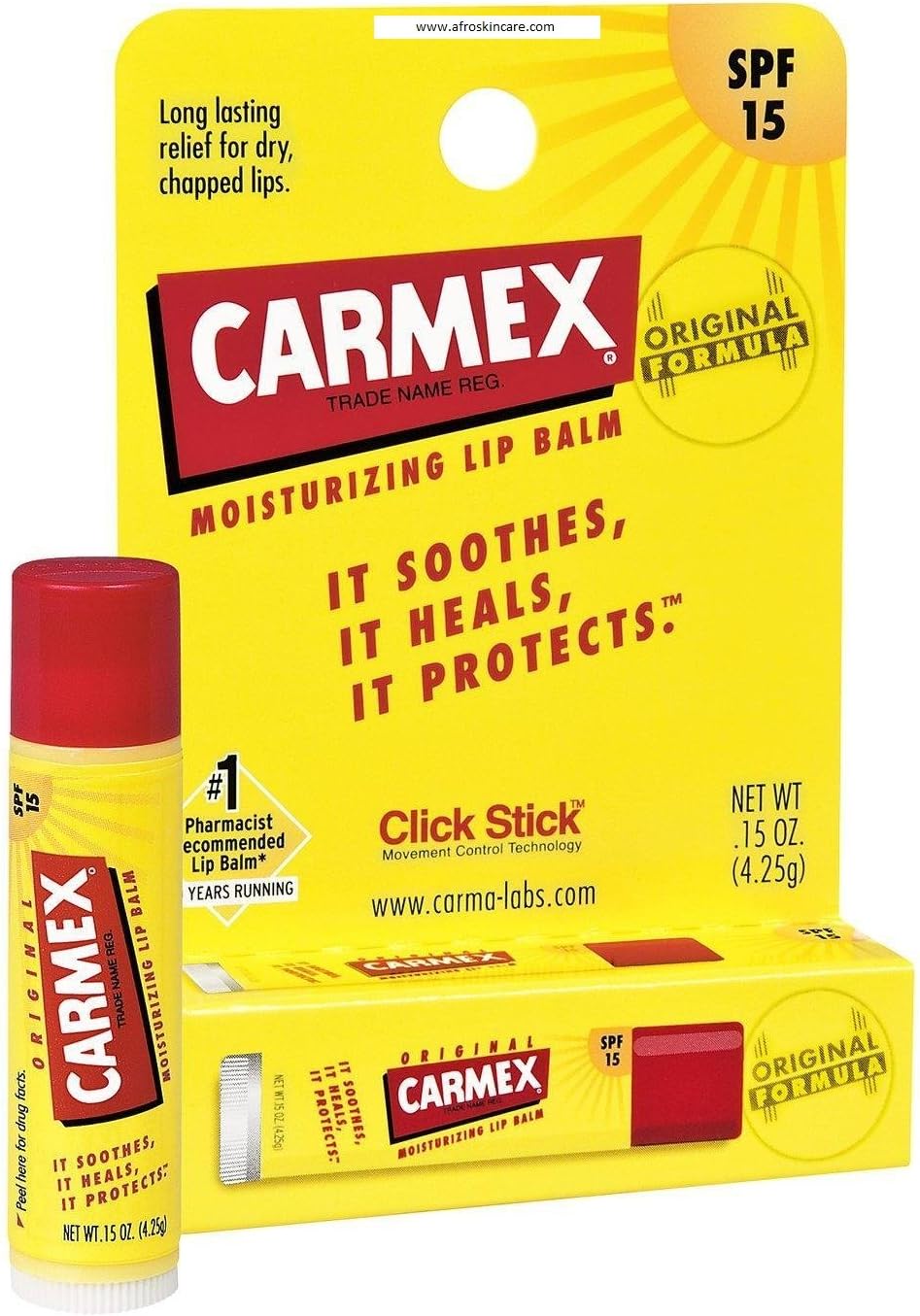 Carma Laboratories Carmex Its A Straight Up Obsession Moisturising Lip Balm