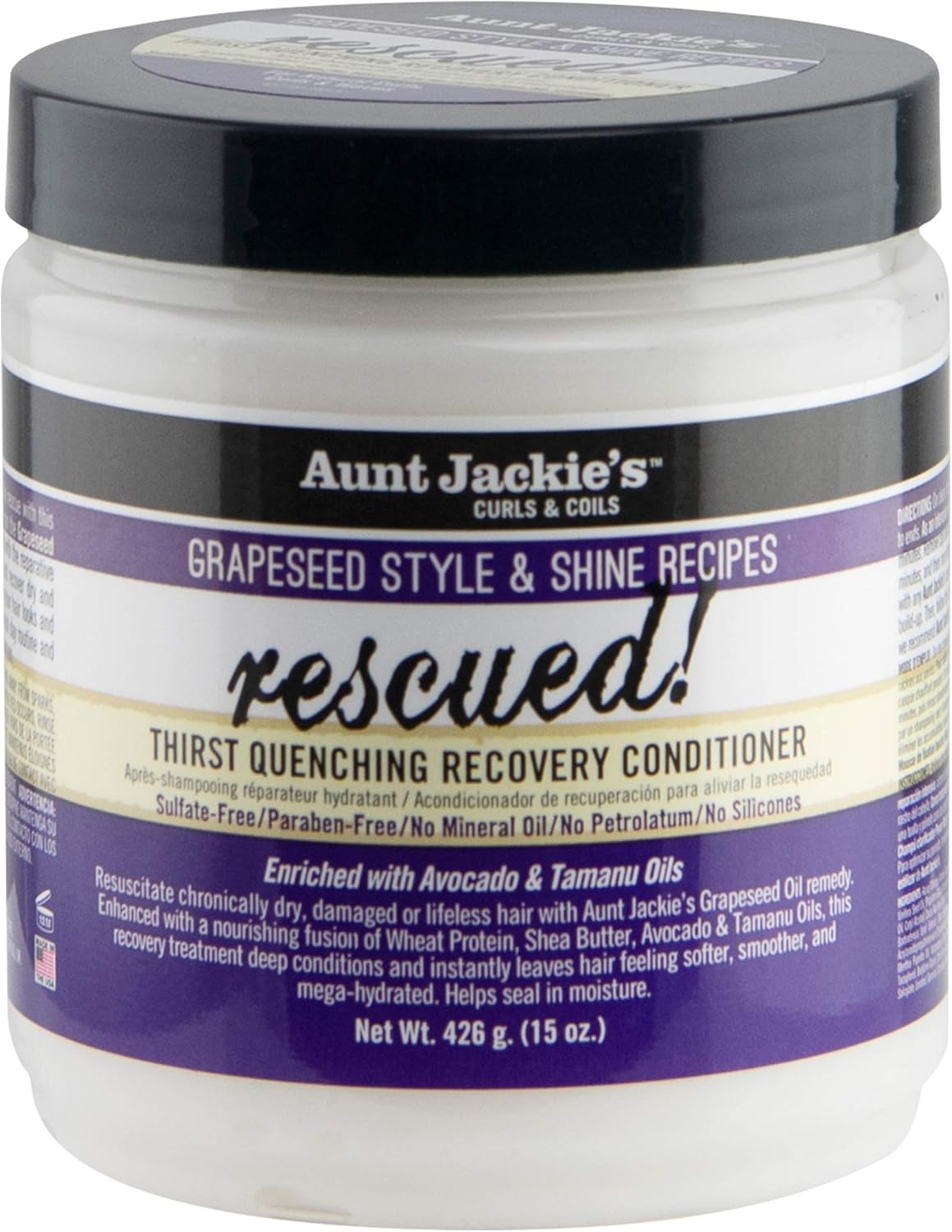 Aunt Jackie’s Rescued Thirst Quenching Recovery Conditioner 426g