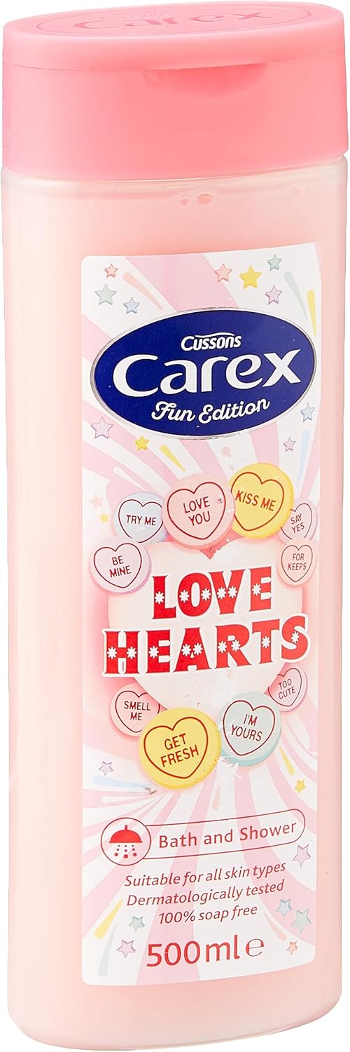 Carex Fun Edition Love Hearts Shower Gel 500ml