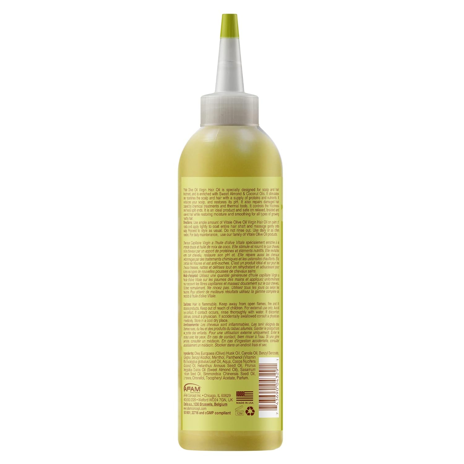 Vitale Olive Oil Virgin Hair Oil 237ml