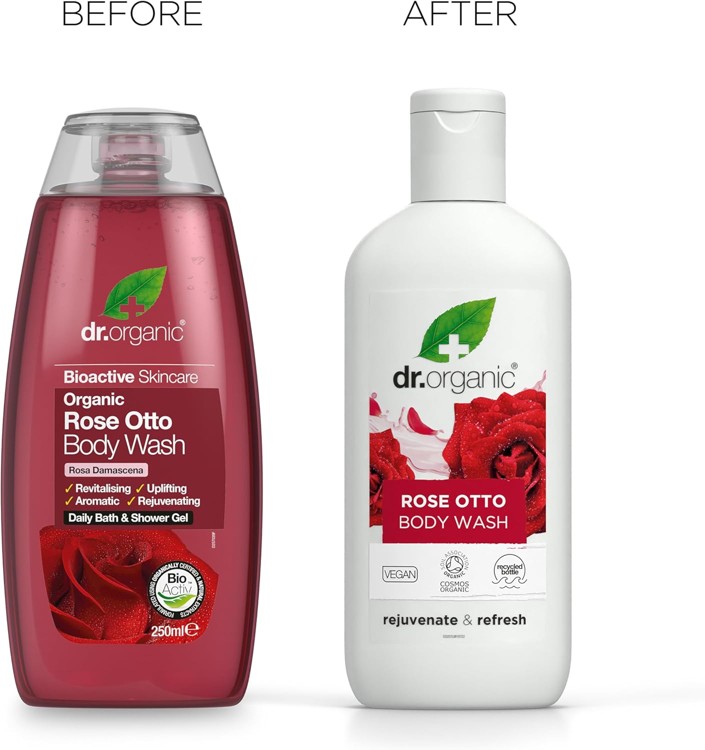 Dr Organic Bioactive Skincare Organic Rose Otto Body Wash 250ml