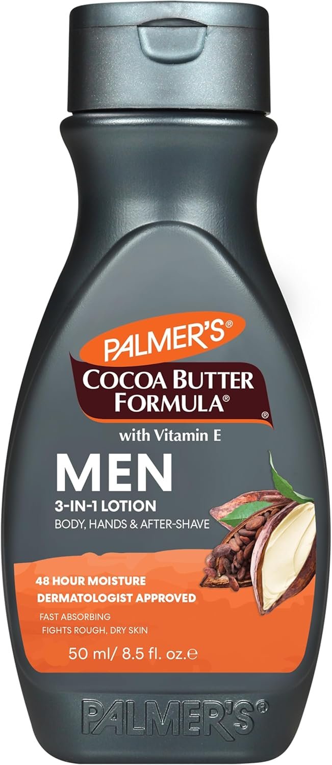 Palmers Cocoa Butter Formula with Vitamin E, Men Body & Face Lotion 50ml