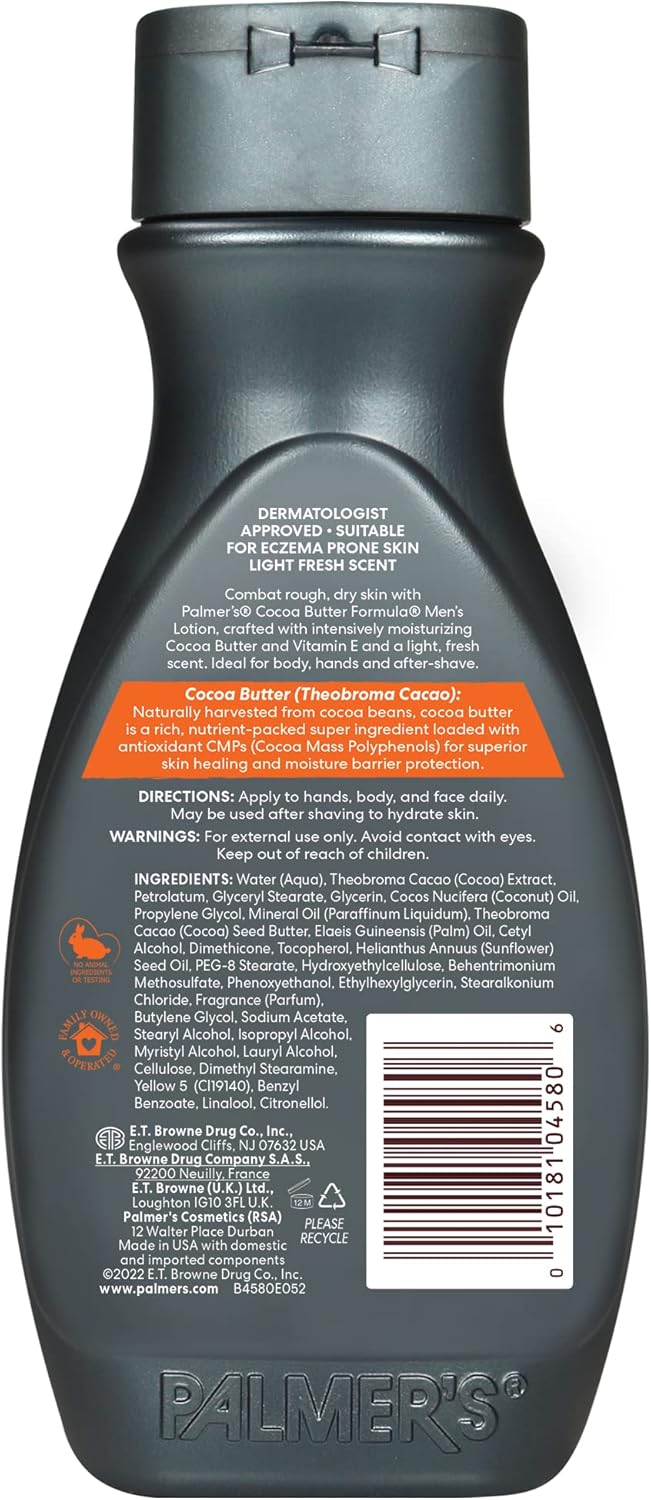 Palmers Cocoa Butter Formula with Vitamin E, Men Body & Face Lotion 50ml