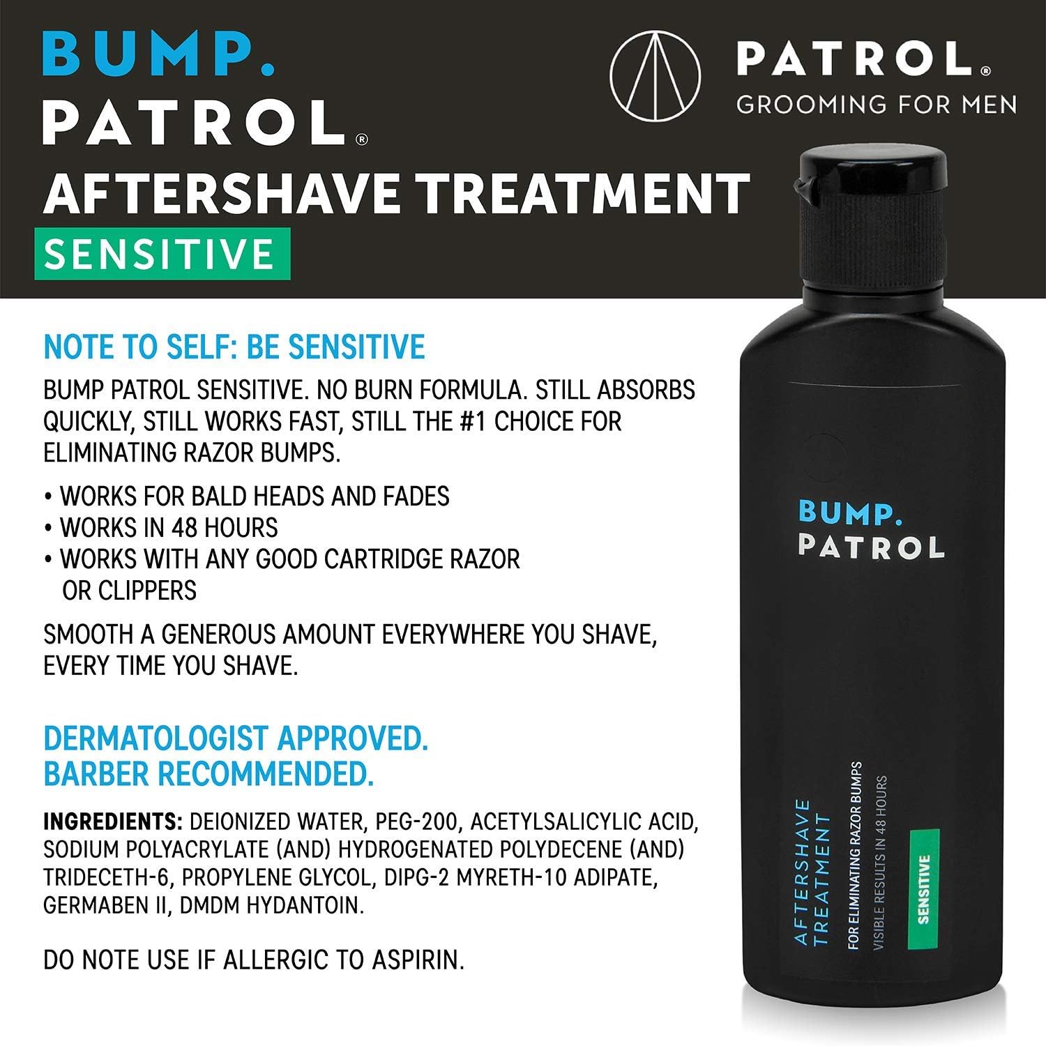 Bump Patrol Aftershave Treatment For Sensitive Skin 57ml