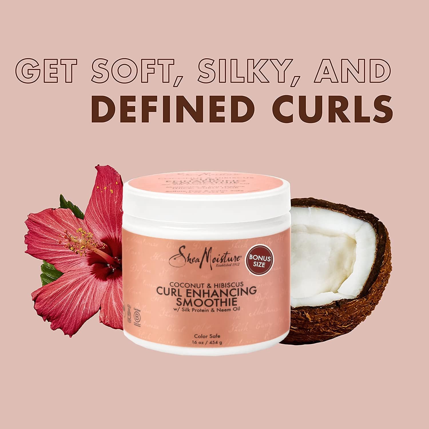 Shea Moisture Coconut And Hibiscus Curl Enhancing Smoothie 326g / 454g