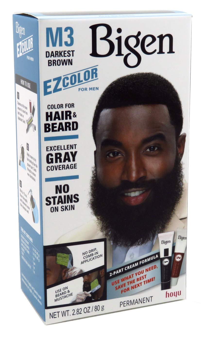 Bigen Men EZ Colour For Hair And Beard M3 Darkest Brown