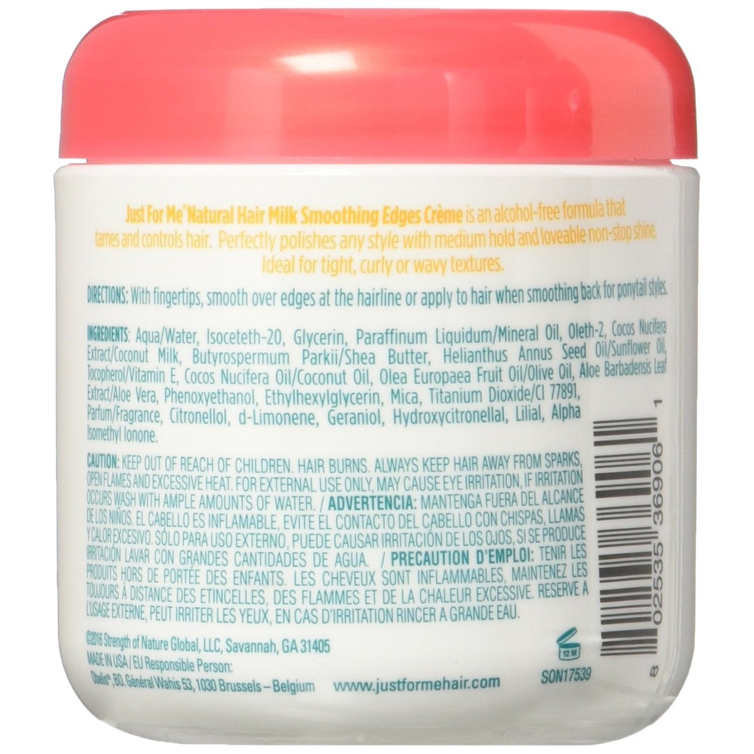 Just For Me Hair Milk Smoothing Edges Creme 170g