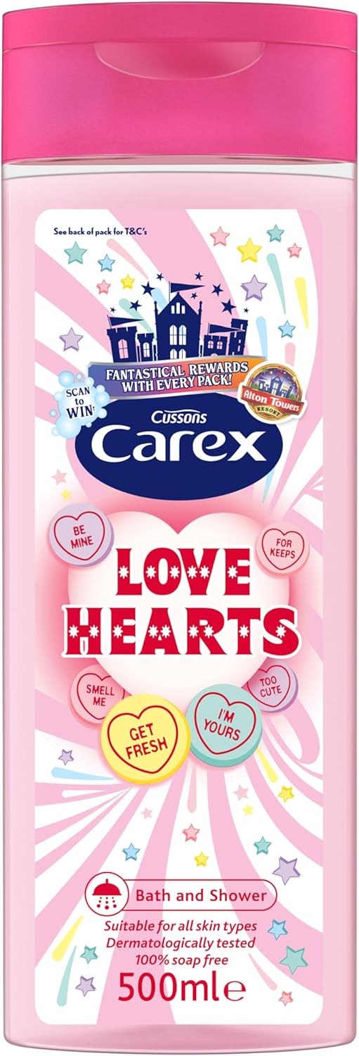 Carex Fun Edition Love Hearts Shower Gel 500ml