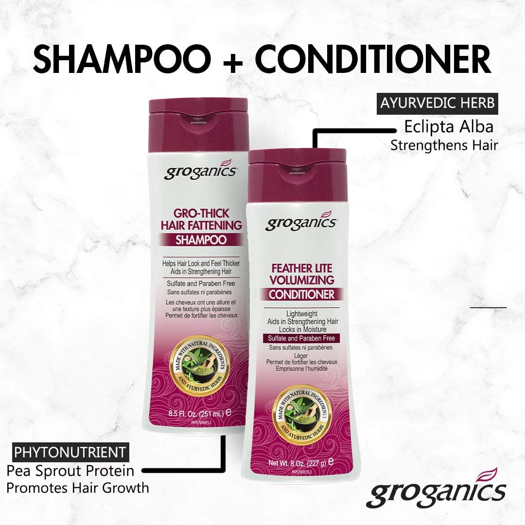 Groganics Feather Lite Volumizing Conditioner 227g