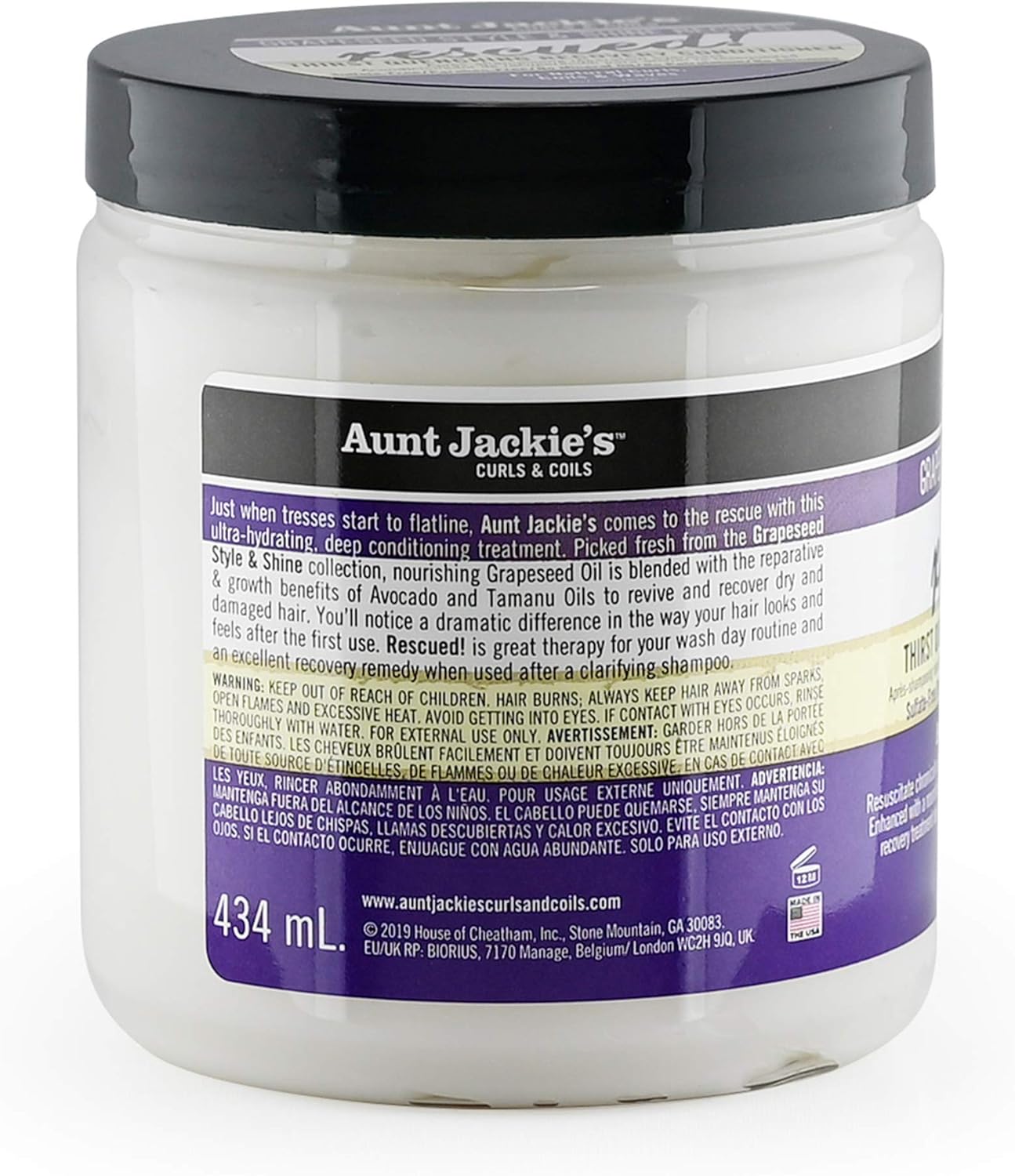 Aunt Jackie’s Rescued Thirst Quenching Recovery Conditioner 426g