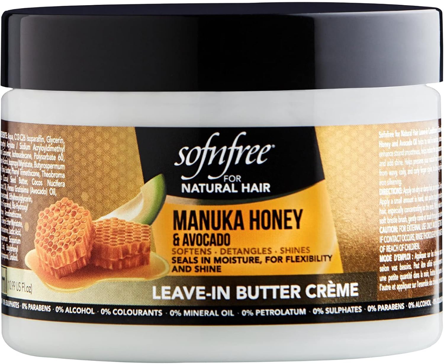 M And M Cosmetics Sof N Free Manuka Honey And Avocado Leave In Conditioner 325ml