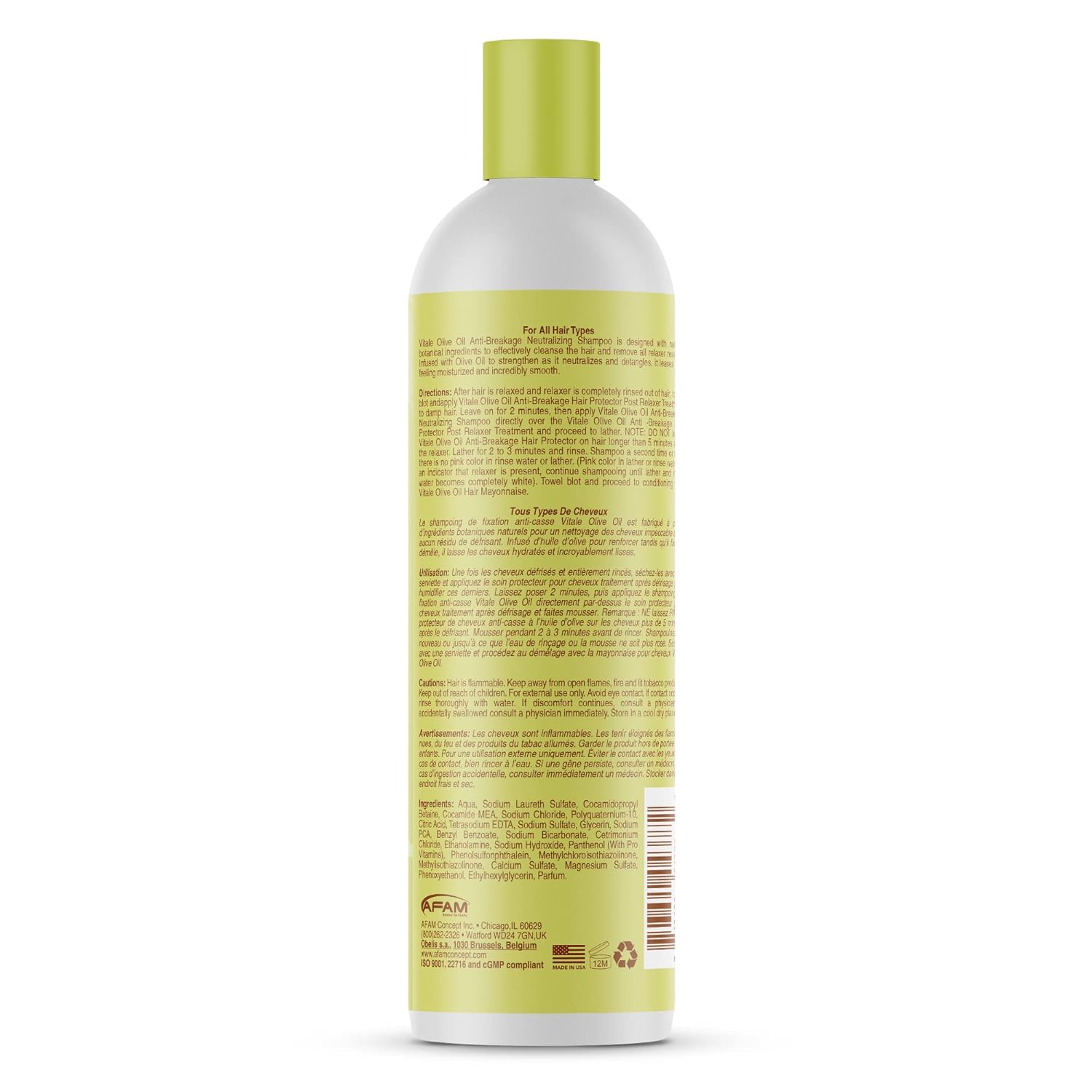 Vitale Olive Oil Anti Breakage Neutralizing Shampoo 473ml