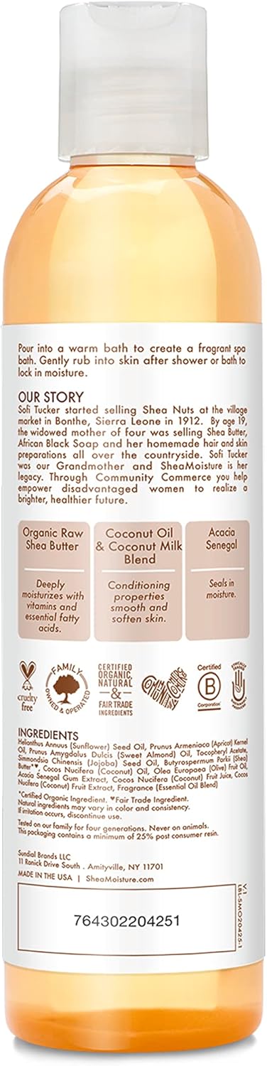 Shea Moisture 100% Virgin Coconut Oil Daily Hydration Massage Oil 237ml