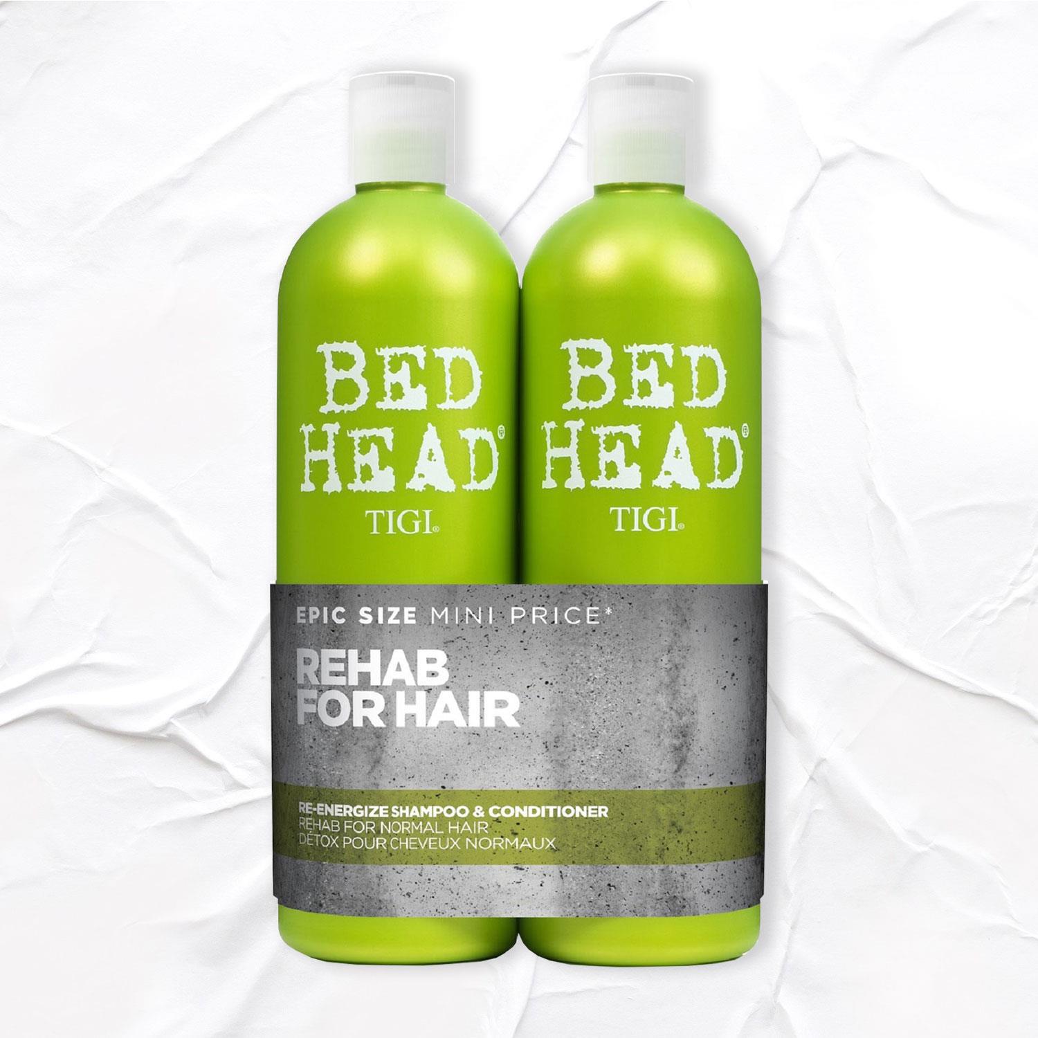 Bed Head by Tigi Urban Antidote Re-Energise Teen Shampoo & Conditioner Duo 750ml