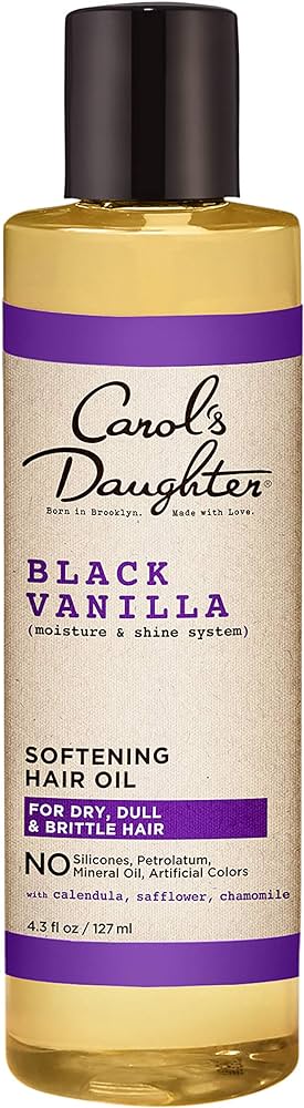 Carols Daughter Black Vanilla Softening Hair Oil For Dry Dull Hair 127ml