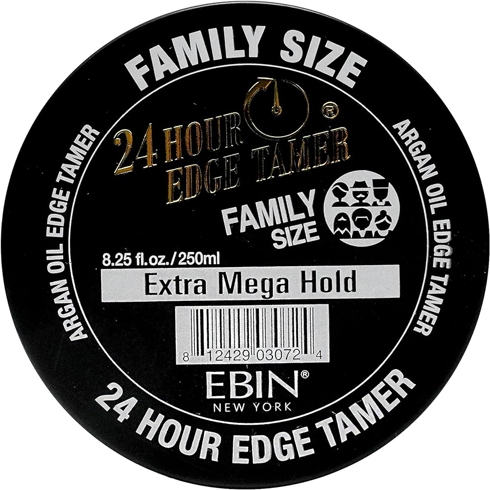 EBIN 24 Hour Argan Oil Extra Mega Hold Edge Tamer 80ml, 120ml / 250ml