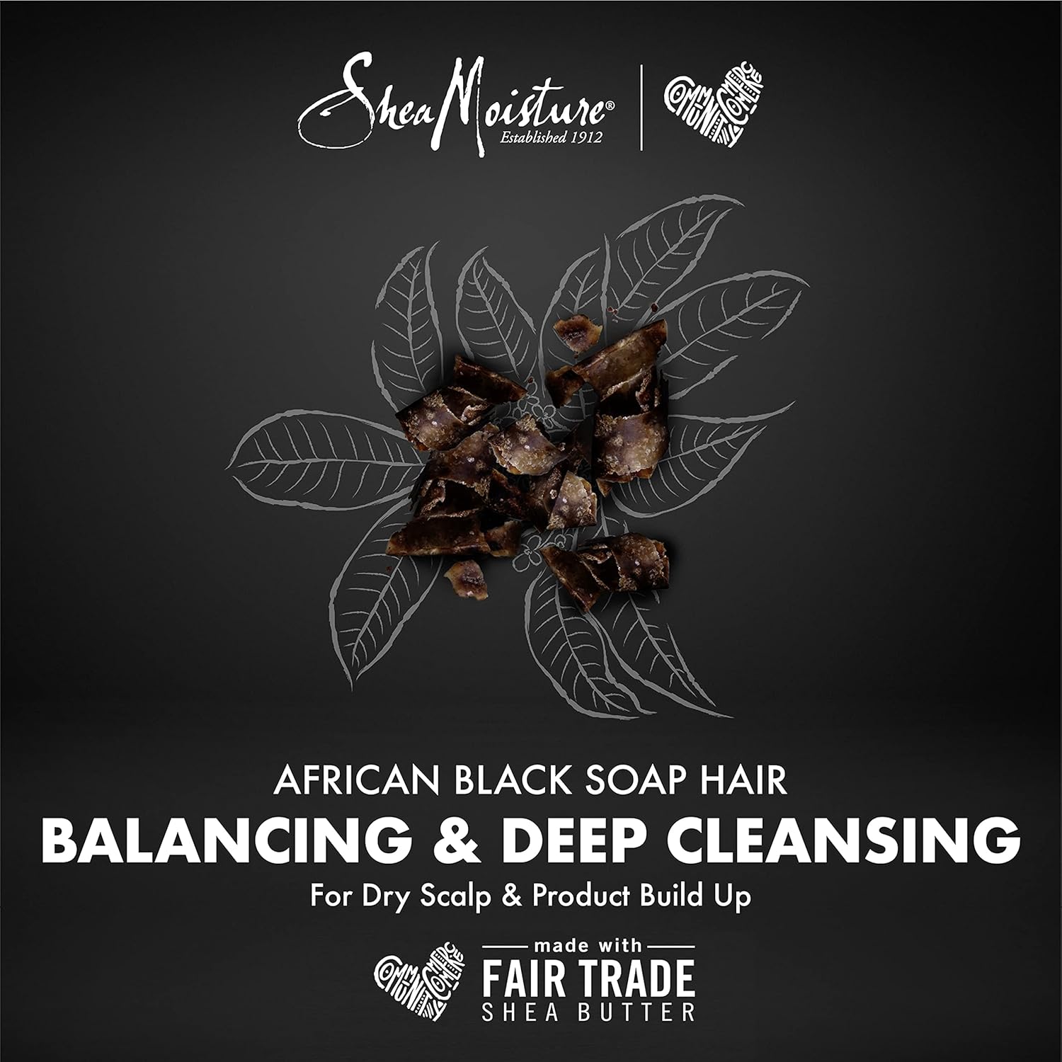 Shea Moisture African Black Soap Bamboo Charcoal Balancing Conditioner 384/577ml