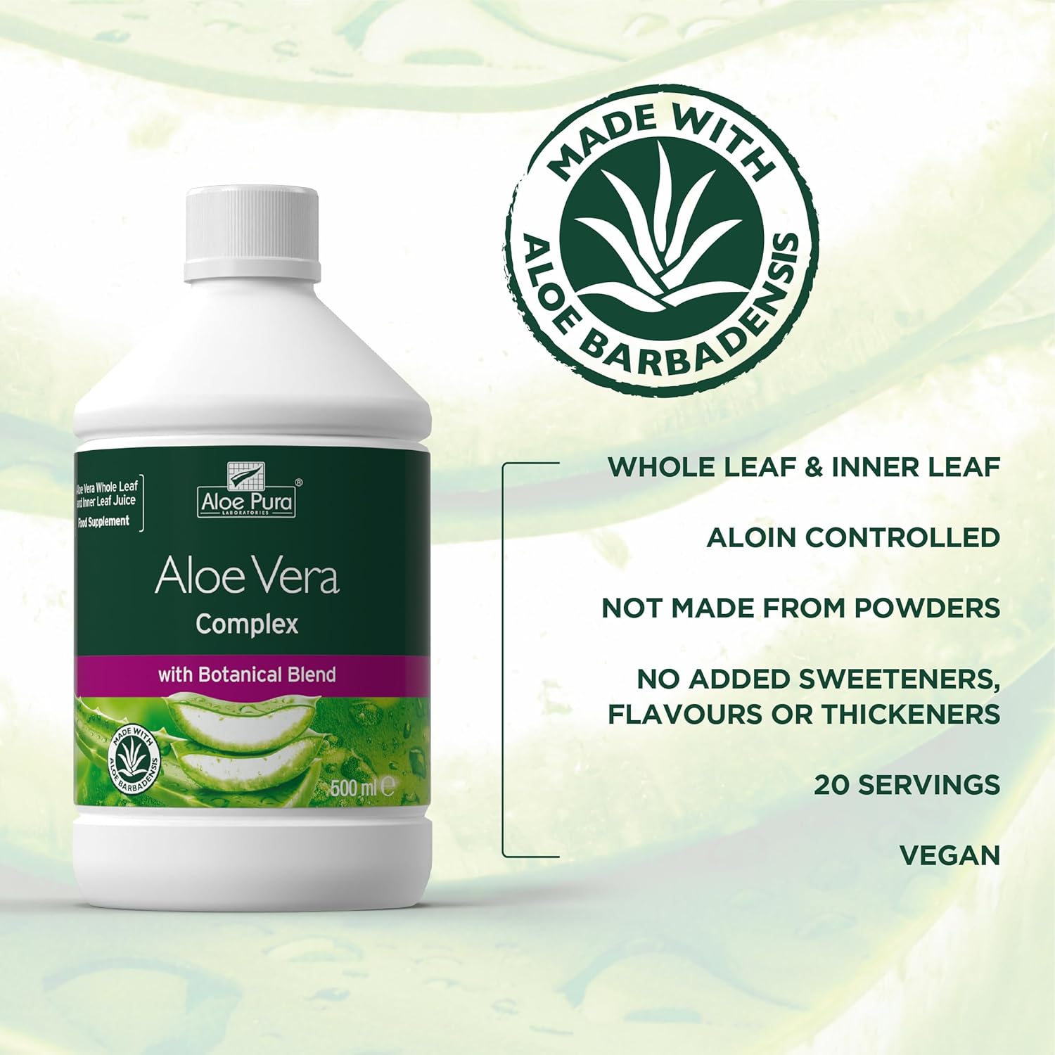 Aloe Pura Aloe Vera Complex With Botanical Blend 500ml